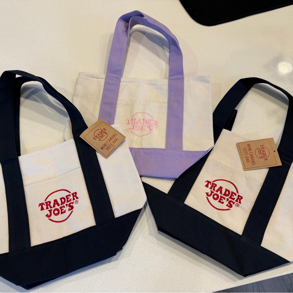 Trader Joe’s mini tote bags